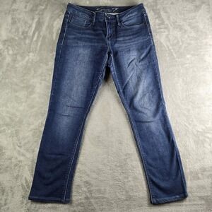 Seven7 Jeans Womens 10 (32x29) Blue Denim Rocker Slim Boot Stretchy Cowgirl